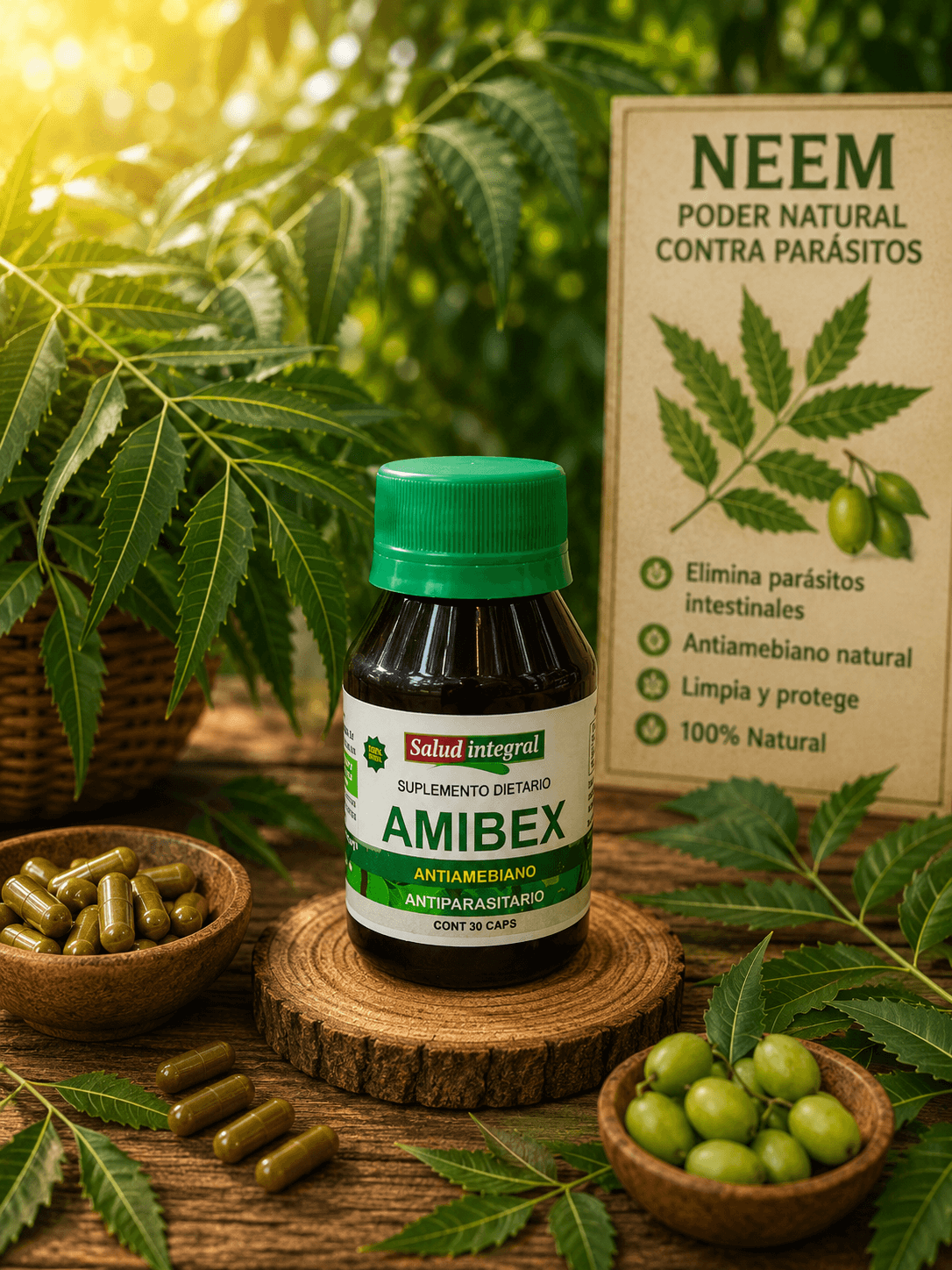 Amibex 30 capsulas